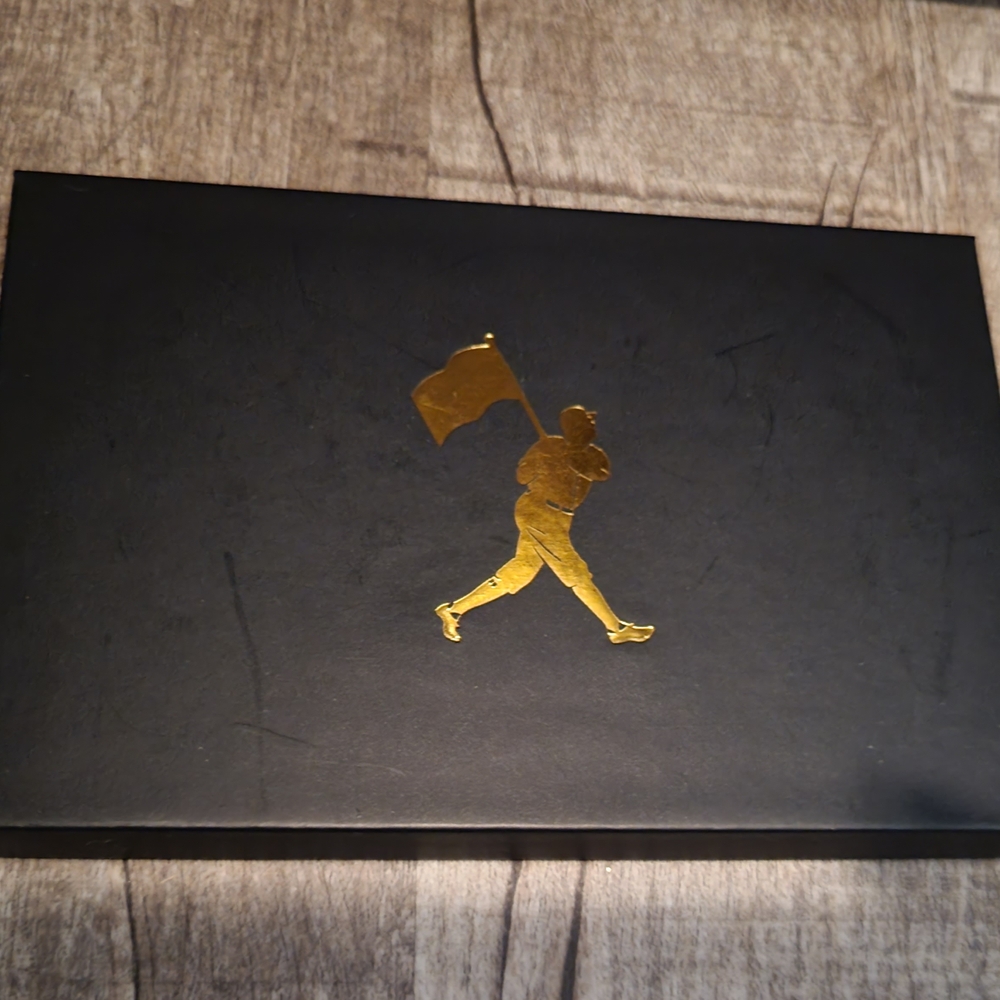 Brown Leather Card Holder and Keychain Set - Picture 3 of 3